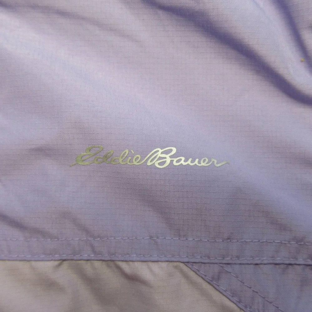 Eddie Bauer Jacket Kids XS 5/6 Purple Hooded Waterproof Removable Liner 3in1 NEW - Picture 6 of 14